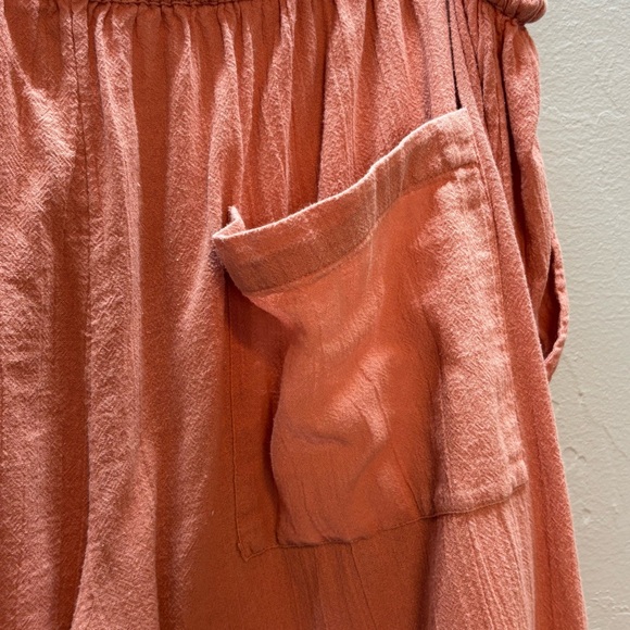 Free People Adley Pants Women's Casual Ruched Leg Boho Gauze Pant 36863 Size XL - Picture 9 of 9